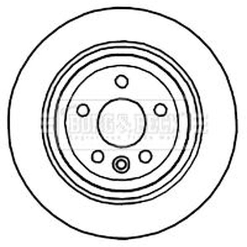 Borg & Beck Front & Rear Brake Discs & Pads fits Volvo XC60 I SUV 2015-2017