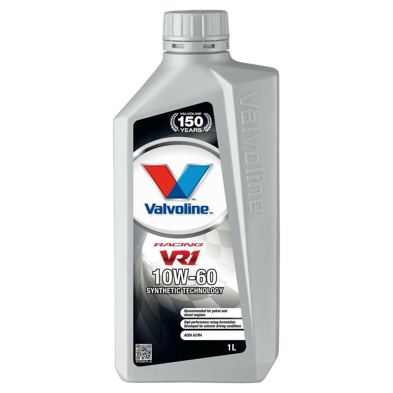 Valvoline VR1 Racing 10W-60 Premium Synthetic 10W60 Engine Oil 1 Litre 1L Valvoline - Dynamic Drive