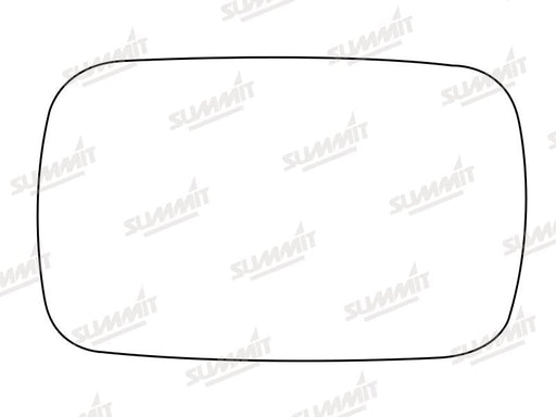 Summit Stick-On Standard Mirror Glass fits Ford Fiesta RHS LHS Summit - Bars 4 Cars