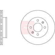 Apec Front Brake Vented Discs & Pads fits Hyundai Getz 2002-2010 1.1 1.3 1.4
