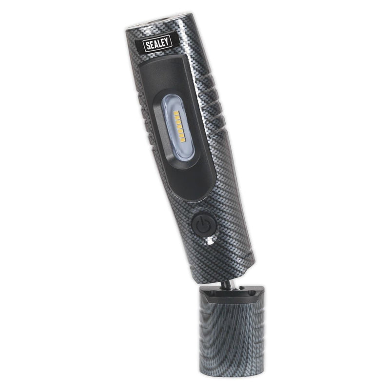Sealey Rechargeable 360 Inspection Light 7 SMD & 3W SMD LED Carbon Fibre Effect Sealey - Dynamic Drive