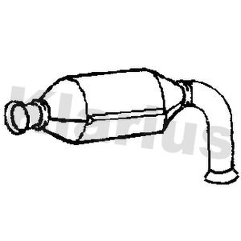 Klarius Catalyst Type Approved With Pipe Front fits Mercedes-Benz C-Class