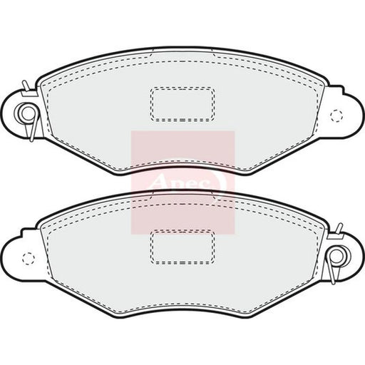 Apec Front Brake Pad Set PAD976