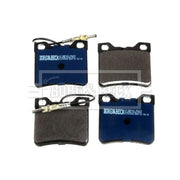 Borg & Beck Rear Brake Discs & Pads fits Peugeot 605 1989-1999 2.0 2.1 2.5 3.0