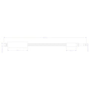 Juratek Brake Hydraulic Hose Line Rear fits Infiniti Q30 2015 on 1.5 1.6 2.0 2.2