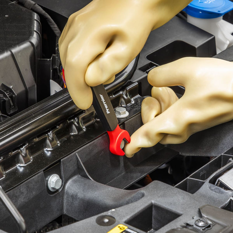 Premier Insulated Open-End Spanner Set with Tool Tray 7pc - VDE Approved Sealey Premier - Dynamic Drive