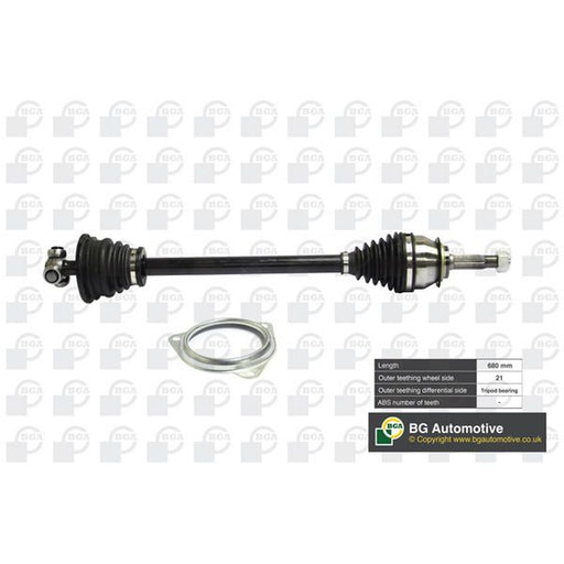 BGA CV Drive Shaft Driveshaft Front Left fits Dacia Logan 2004 on 1.4 1.6