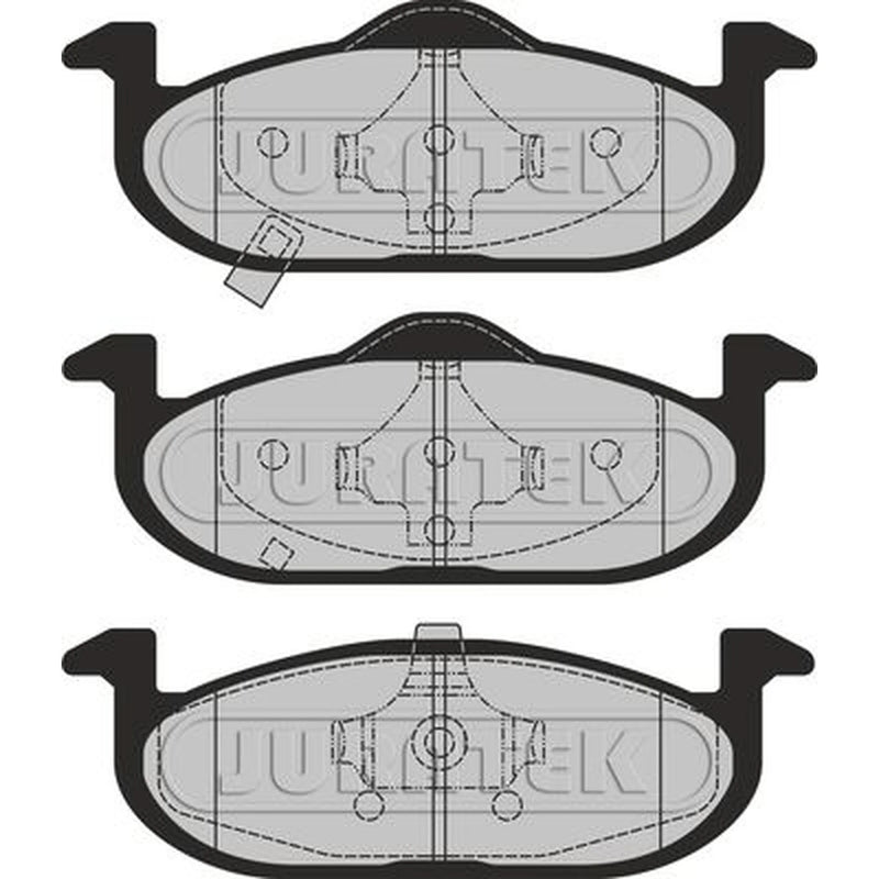 Juratek Front Brake Pad Set fits MG MG 3 2011 on 1.3 1.5