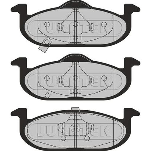 Juratek Front Brake Pad Set fits MG MG 3 2011 on 1.3 1.5