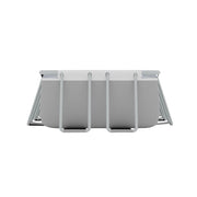 Dellonda Deluxe Steel Frame Swimming Pool with Filter Pump 13ft DL21 Dellonda - Dynamic Drive