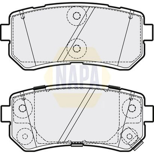 NAPA Rear Brake Pad Set NBP1643