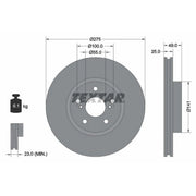 Textar 2 x Vented Front Brake Discs 92173103