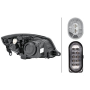 Hella Headlight Headlamp PY21W Left fits Skoda Fabia II 2006-2014