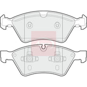 Apec Front Brake Pad Set fits Mercedes-Benz E-Class 2006-2008 211.090