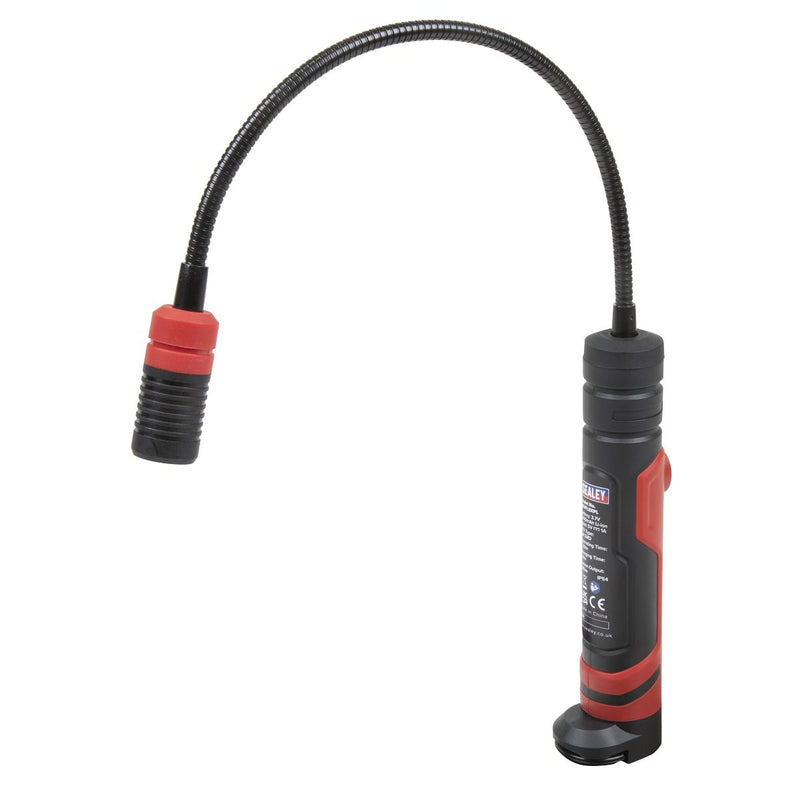 Sealey Rechargeable Flexi Magnetic Pick-Up Tool Light 3W SMD LED LEDFLEXPT Sealey - Dynamic Drive