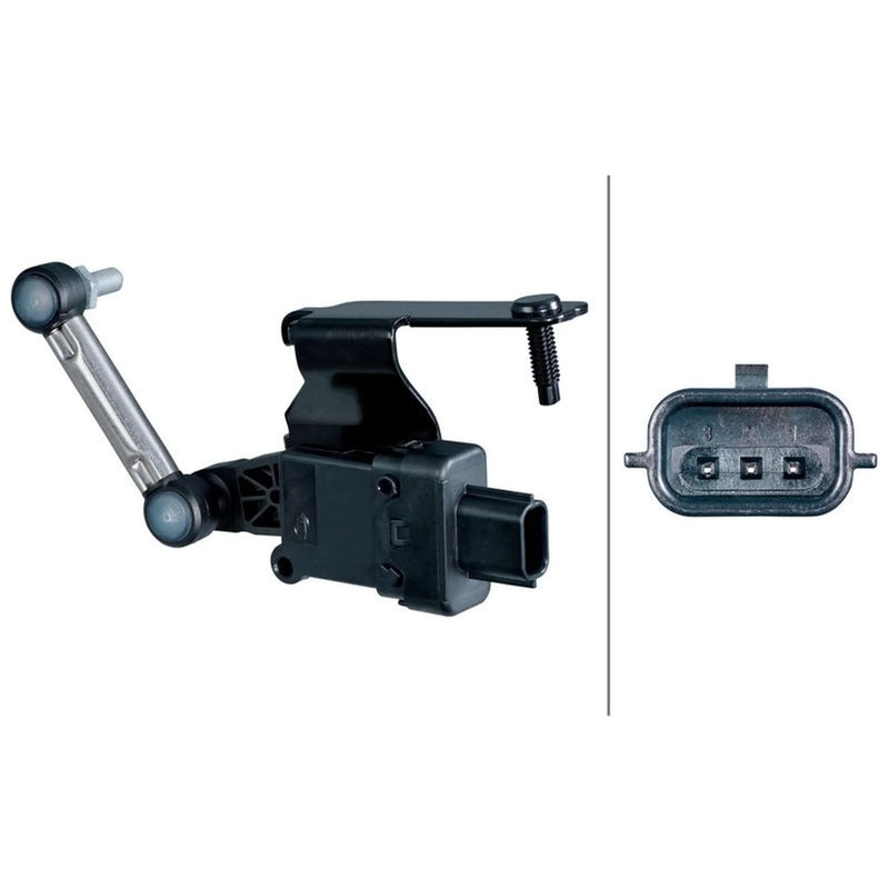 Hella Headlight Levelling Sensor Front Connectors V 6PM 011 526-151