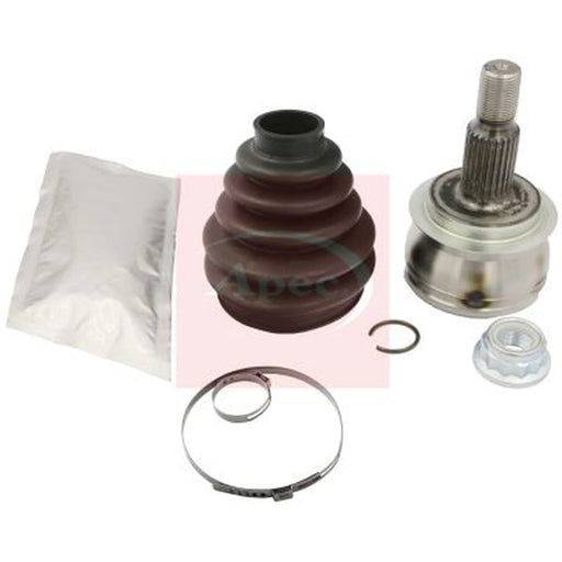 Apec CV Axle Shaft Assembly Wheel Side ACV1282
