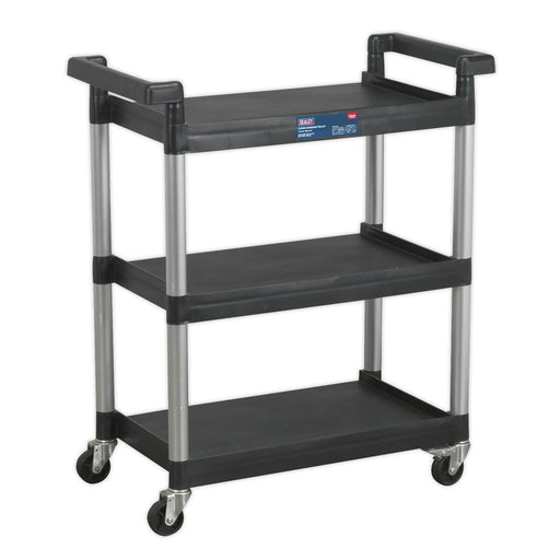 Sealey Workshop Trolley 3-Level CX308 Sealey - Dynamic Drive