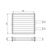 Valeo Heater Matrix Core Heat Exchanger 811572