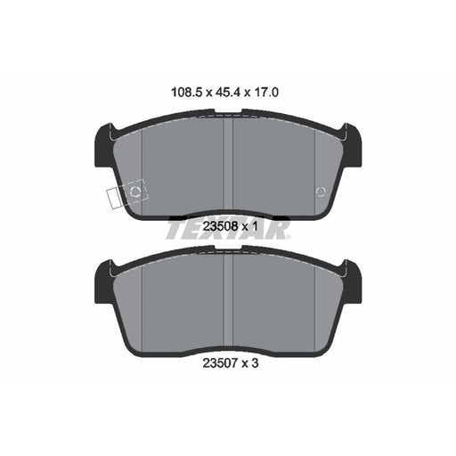 Textar Front Brake Pad Set 2350801