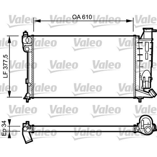 Valeo Engine Radiator 730983
