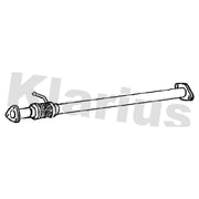 Klarius Exhaust Pipe OD fits Isuzu D-Max II 2012-2018 2.5