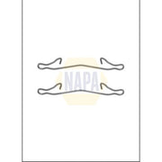NAPA Brake Pad Accessory Fitting Kit Front fits Chrysler Ypsilon 2011-2021