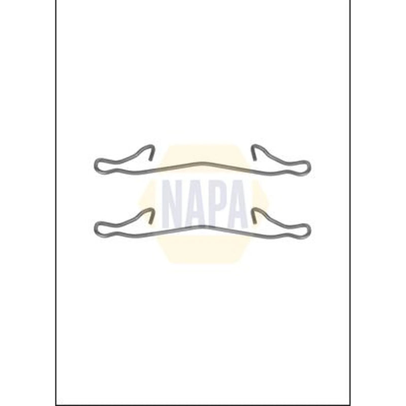 NAPA Brake Pad Accessory Fitting Kit Front fits Chrysler Ypsilon 2011-2021