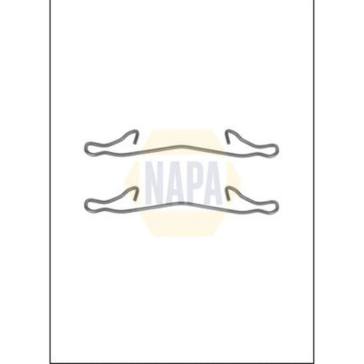NAPA Brake Pad Accessory Fitting Kit Front fits Chrysler Ypsilon 2011-2021