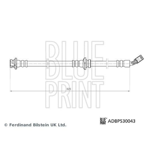 Blue Print Brake Hydraulic Hose Line Front Right ADBP530043