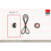 FAI Timing Belt Kit with Rollers TBK76