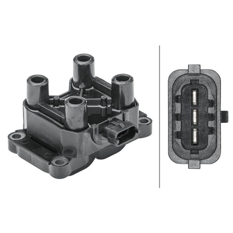 Hella Ignition Coil Pack fits Chevrolet Zafira 2001-2012 2.0