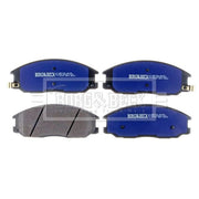 Borg & Beck Front & Rear Brake Discs & Pads fits Hyundai H-1 2002-2004 2.5