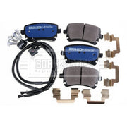 Borg & Beck Front & Rear Brake Discs & Pads fits Audi A8 D3 2002-2010