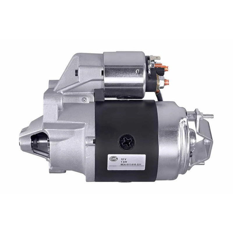 Hella Starter Motor 12V 1kW 9 Teeth fits Renault Clio I 1990-1998 1.1 1.2 1.4