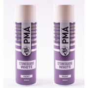 2x Stone Guard White Aerosol Spray Autotek AT00SGW500 UNDERSEAL 500 ML AEROSOL Autotek - Dynamic Drive