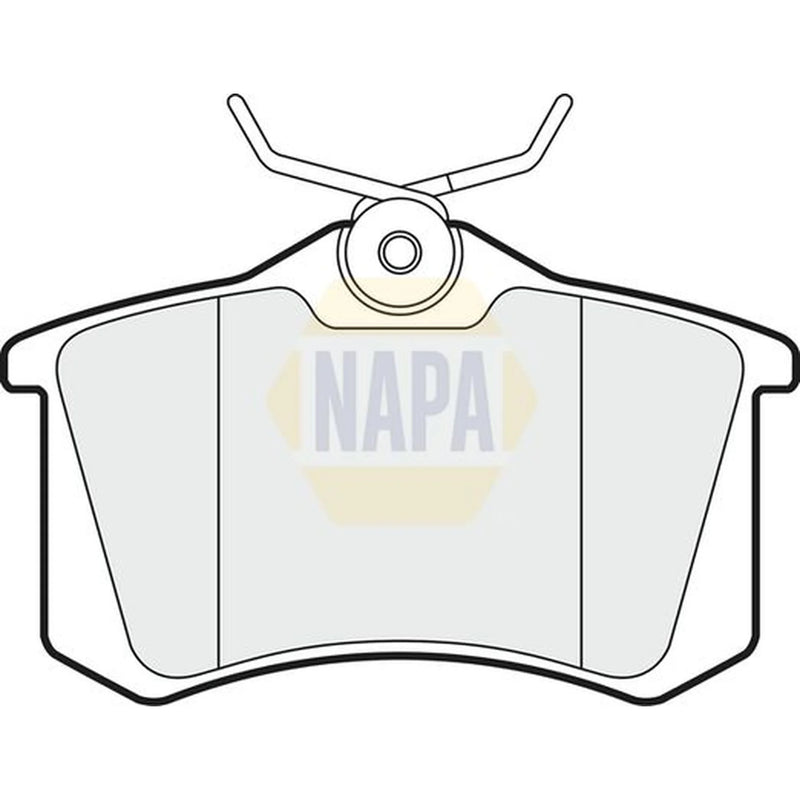 NAPA Front & Rear Pads fits VW Polo V 2010-2017 1.4 1.8 2.0