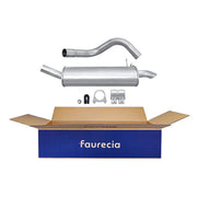 Hella End Silencer Rear fits Nissan Kubistar 2003-2009 1.2 1.6