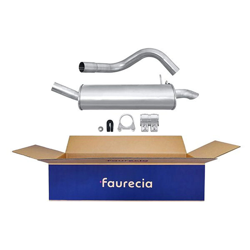 Hella End Silencer Rear fits Nissan Kubistar 2003-2009 1.2 1.6