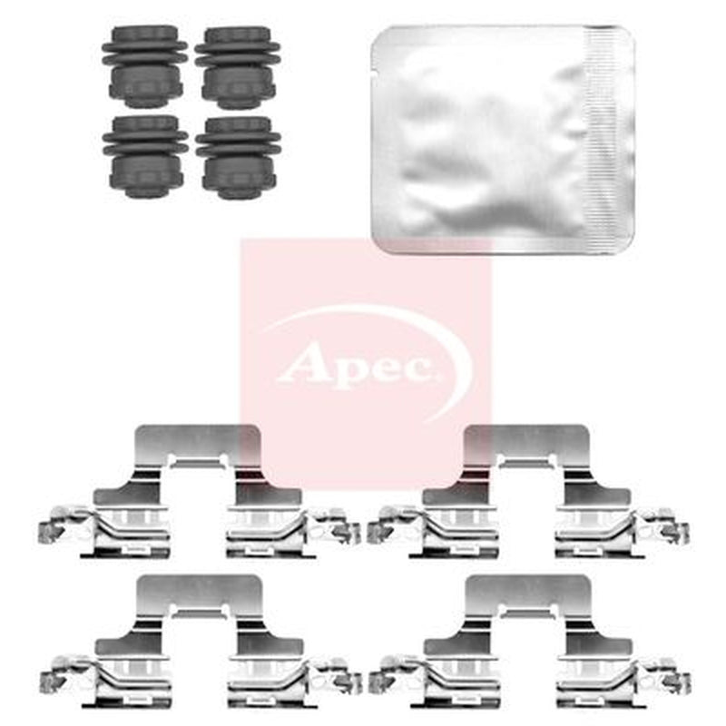 Apec Brake Pad Accessory Fitting Kit Rear fits Audi A6 C8 2018-2021