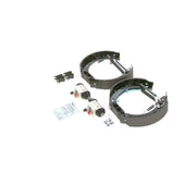 Bosch Brake Shoe Set Axle Kit fits Mitsubishi Colt VI 2004-2012 1.1 1.3 1.5