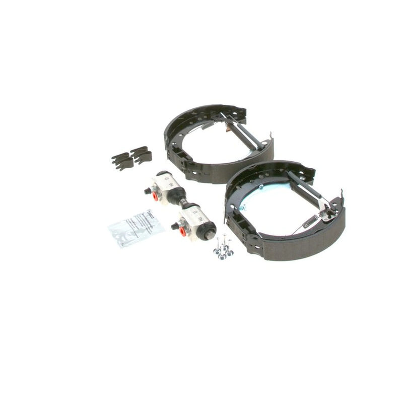 Bosch Brake Shoe Set Axle Kit fits Mitsubishi Colt VI 2004-2012 1.1 1.3 1.5