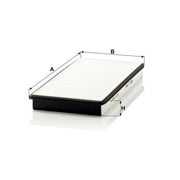 MANN-FILTER Service Kit with Air, Oil & Cabin Filters fits Porsche Boxster