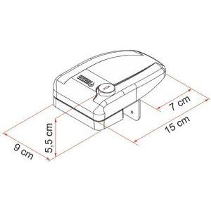 Fiamma Safe Door Frame 3 Black New 08022-02A Fiamma - Dynamic Drive