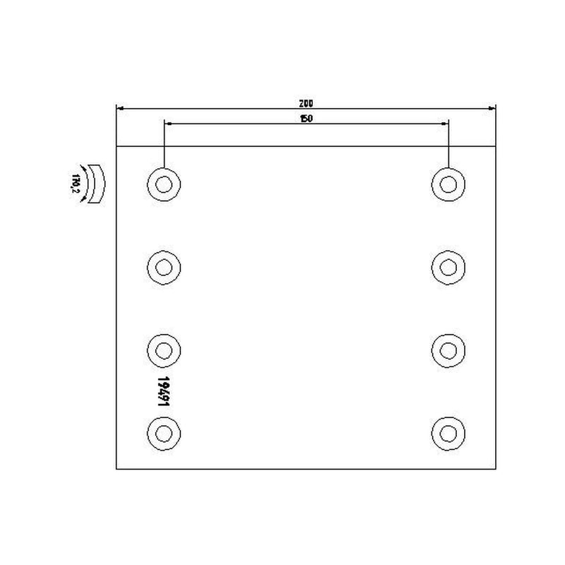 DON Don Cv Brake Lining Set SJ34351Y7340