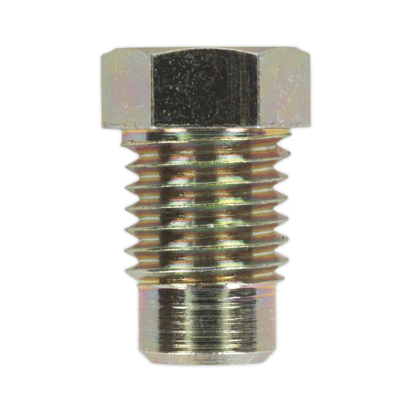 Sealey Brake Pipe Nut M10 x 1.25mm Long Male Pack of 25 BN10125LM Sealey - Dynamic Drive
