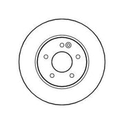Abtex 2 x Vented Front Brake Discs BD673V-x2