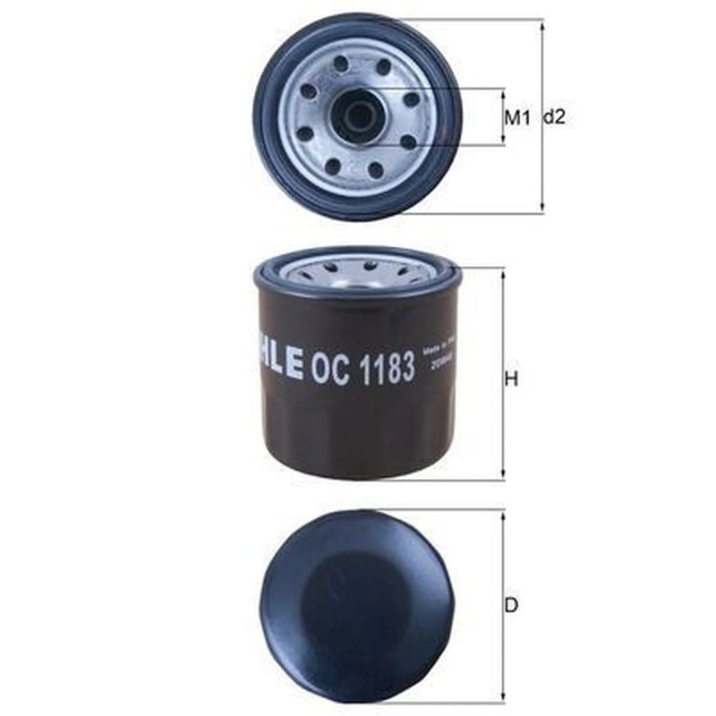 Mahle Engine Oil Filter OC 1183