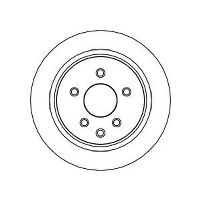 Abtex 2 x Vented Rear Brake Discs BD1180V-x2