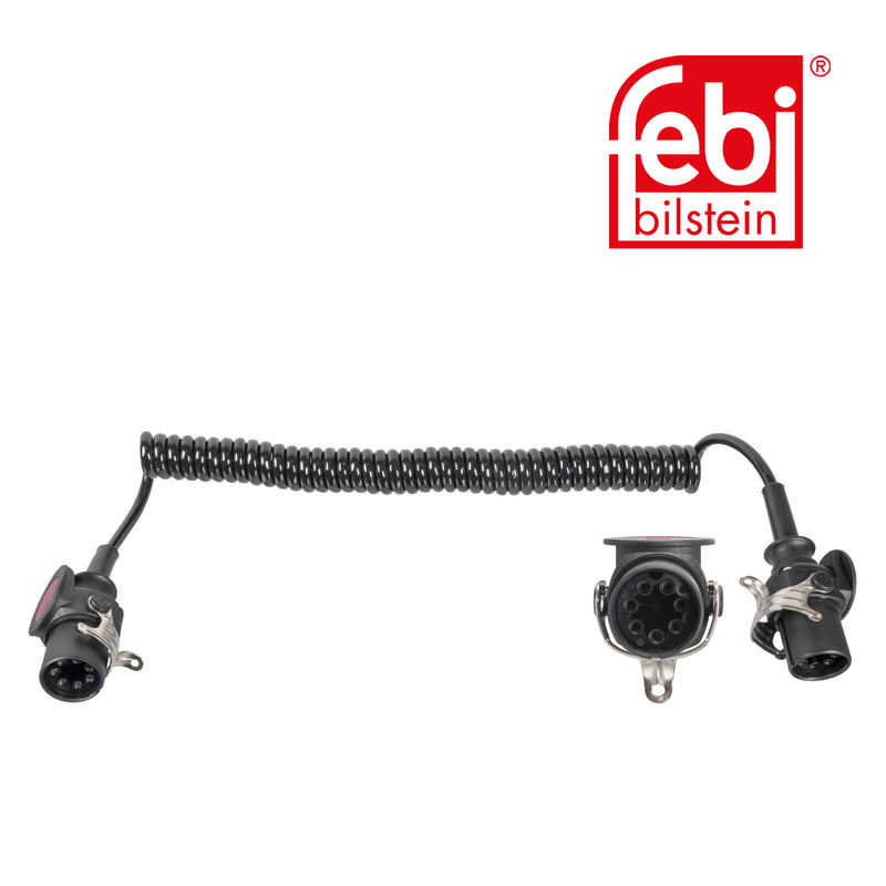 Febi Coiled Cable 7 Connectors 24V PU (Polyurethane) 171792 OE CC4614A348BA